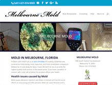 Tablet Screenshot of melbournemold.com